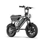 Bicicleta eléctrica Urlife T16 500W 48V 13Ah 16" Frenos de Disco Plata