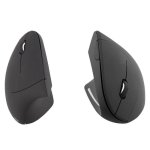 Ratón TnB MWERGOVLEFT inalámbrico vertical 1600 DPI negro 6 botones