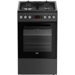 Cocina independiente Beko FSM51330DAOT Antracita Encimera de gas 60L