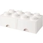 Scatola contenitore LEGO Brick Drawer 8 - White