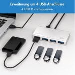 Hub USB 4 porte LogiLink UA0421 alimentazione esterna