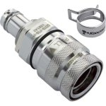 Flüssigkeitskühlung Koolance QDT3-F10-P-V Transparent Viton Anschluss