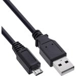 Kabel InLine 31715U Micro USB USB 2.0 1,5 m Schwarz