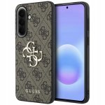 Funda para móvil Guess Hardcase piel ecológica marrón para Galaxy A57 5G