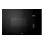 Microondas Midea MBO-TG20MASE(BK) 20 litros 800 W con grill y 8 menús programables
