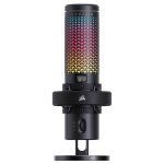 Micrófono Corsair VOXARA USB cardioide con pantalla OLED y RGB personalizable negro