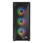 Boîtier PC Nordic NGC-1976 Tour ATX Verre Mesh Gaming RGB Noir