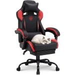 Cadeira Gaming GTPLAYER Ergonómica Reclinável 135° com Apoio para Pés