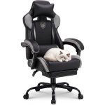 Gaming-Stuhl GTPLAYER Ergonomisch mit Fußstütze und Integrierten Armlehnen