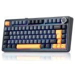 Clavier Aula F75 compact 75% QWERTZ allemand RGB Hot Swap Bluetooth