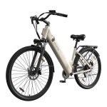 Elektrische Fiets Pixar C1 Wit 250W 120 km Bafang Motor Shimano 7V
