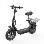 Patinete électrique Nanrobot M5 Pro 750W Autonomie 40km Pneus 12" Disques Noir