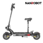 Patinette électrique NanRobot LS7+ 6000W Autonomie 100km Pneus 11" Freins hydrauliques Noir