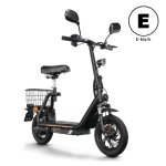 Patinete électrique Twofish M5 PRO-E 500W Autonomie 30km Freins à disque Noir