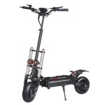 Patinete eléctrico Sunnigoo X10 6000W Autonomía 95km Suspensión hidráulica Negro