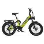 Vélo électrique Cyrusher Kommoda Pro 250W Vert pneus larges 20"