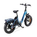 Velo electrique Cyrusher Rumble 2.0 20 pouces Femme Bleu 250W