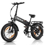 Velo Electrique Pliant Varun S20-2 Suspension Totale 20 P 48V 13Ah