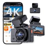 Caméra Dash Vantrue E2 Pro 4K + 2,5K avec Wi-Fi et GPS
