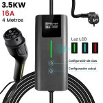 Chargeur EV Portatif JUNSUN 3,68 kW Type 2 4 m