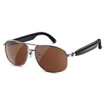 Blackview D1pro Lunettes intelligentes Bluetooth 6.0 Contrôle tactile Argent