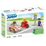 Brinquedo Playmobil 71692 Heros Do Quotidiano Veiculos de Resgate e 3 Figuras