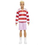 Ken Fashionistas Barbie Puppe mit gestreiftem Polo rot weiss