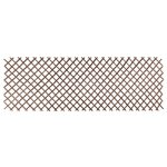 Ausziehbares Rankgitter Nature FSC Braun Metallstift 60x180
