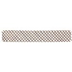 Treillis extensible Nature Bois Osier Rombes Marron 30x180 cm