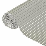 Canisse Nature PVC dupla face Taupe 10 mm 1 x 3 m proteção UV