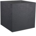Pot EDA Volcania Carré Effet Pierre Gris Anthracite