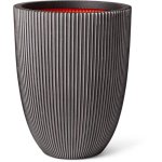 Vaso Capi Europe Groove NL Antracite 34x46 cm Polietilene Riciclato