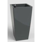 Macetero Artevasi Pisa carré 45 L plastique anthracite résistant UV