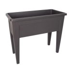 Table de culture surlevee Artevasi Venezia 39x80x69 cm Gris anthracite mate 58 L
