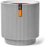 Macetero Capi Groove NL Marfil 44x46 cm Resistente Heladas UV
