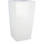 Macetero Riviera Nuance Blanco Cuadrado 38 x 38 x 69 cm