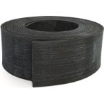 Tira Borda Nature Borderfix PVC Reciclado Negro 14 cm x 15 m