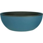 Macetero Riviera Redondo Efecto Granito Azul 40 cm 12 L
