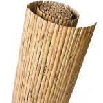 Valla de privacidad Nature caña natural 3 x 1 m beige