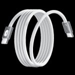 Cable USB-C Baseus FrostCore 2 m 100 W Blanc Moon