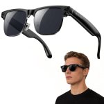 Blackview BV200 Lunettes intelligentes Caméra 8MP IA intégrée Traducteur Bluetooth Noir
