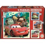 Puzzle Educa Cars Progressivo Disney Pixar 16x16 cm 3+ Anos