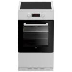 Cuisinière Beko FSM58301WC Induction 3 Zones Four Multifonction 60 L