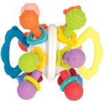Anillo de Dentición Nûby Twist Ball Multicolor con Sonajero