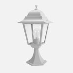 Buitenlamp Fabrilamp Spica Wit Aluminium IP44 1xE27