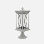 Buitenwandlamp FABRILAMP Garden Zilver 39x16x16 cm E27 IP23