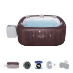 Spa gonflable Bestway Maldives HydroJet Pro Carré 5-7 personnes