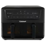 Airfryer Cuisinart AFD10XBLE Double Panier Fenêtre 10,4 L 2400 W