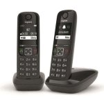 Téléphone DECT AS690 Duo Gigaset avec haut-parleur