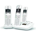 Telephone fixe sans fil Gigaset AS690 A Trio avec repondeur